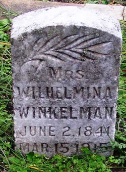 Mrs Wilhelmina <I>Knoll Tiroff</I> Winkelman 