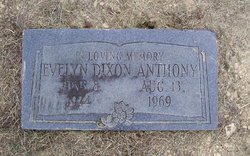 Evelyn <I>Dixon</I> Anthony 