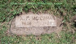 A F McCahan 