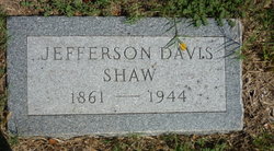 Jefferson Davis Shaw 
