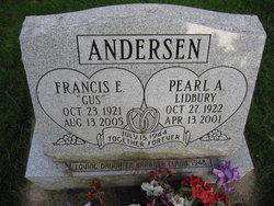 Pearl Arlene <I>Lidbury</I> Andersen 
