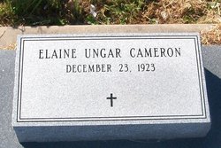 Elaine <I>Ungar</I> Cameron 