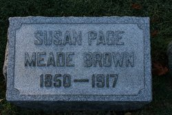 Susan Page <I>Meade</I> Brown 