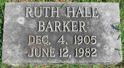 Ruth <I>Hale</I> Barker 