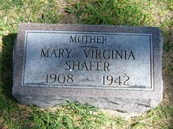 Mary Virginia <I>Selby</I> Shafer 