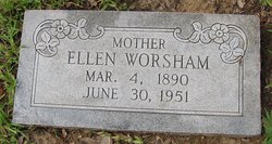 Ellen Palmer <I>Parker</I> Worsham 