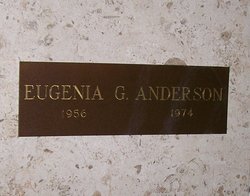 Eugenia G “Gena” Anderson 