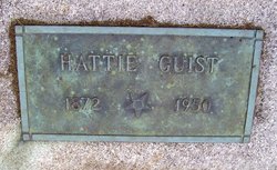 Hattie Hedwig <I>Hildebrandt</I> Guist 