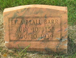 Ella <I>Beall</I> Barr 
