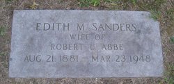Edith M. <I>Sanders</I> Abbe 