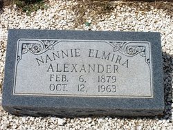Nannie Elmira <I>Dickert</I> Alexander 