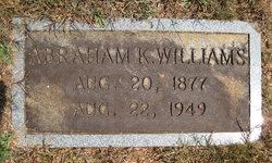 Abraham Kelly Williams 