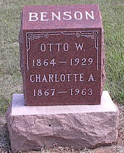 Charlotte Augusta <I>Astle</I> Benson 