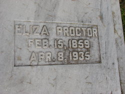 Eliza <I>Simmons</I> Proctor 