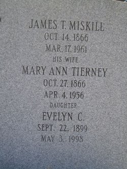 Mary Ann <I>Tierney</I> Miskill 