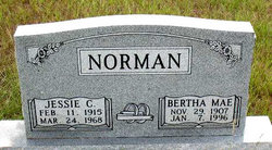 Bertha Mae <I>Saddler</I> Norman 