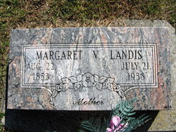 Margaret Virginia <I>Shirk</I> Landis 
