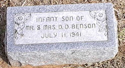 Infant Son Benson 