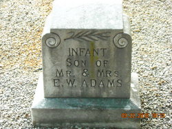 Infant son Adams 