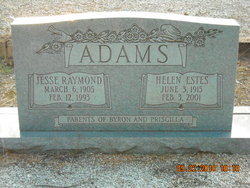 Helen Josephine <I>Estes</I> Adams 