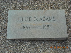 Frances Lillian “Lillie” <I>Green</I> Adams 