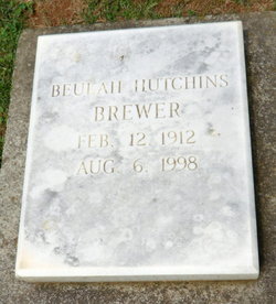 Beulah <I>Hutchins</I> Brewer 