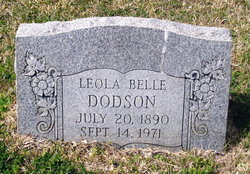 Leola Belle <I>McLain</I> Dodson 