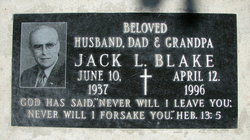 Jack L Blake 