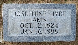 Harriet Josephine <I>Hyde</I> Akin 