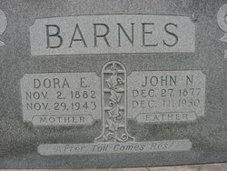 Dora Ella <I>Cox</I> Barnes 