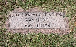 Rosemary Louise <I>Love</I> Allen 