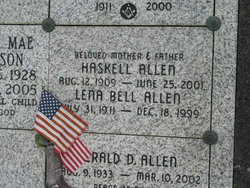 Lena Bell <I>Downey</I> Allen 