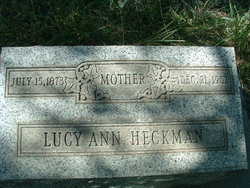 Lucy Ann <I>Bredbenner</I> Heckman 