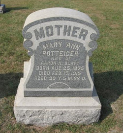 Mary Ann <I>Potteiger</I> Blatt 