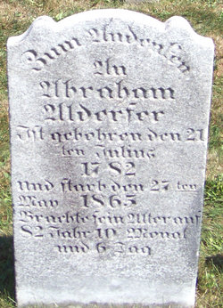 Abraham Rosenberger Alderfer 