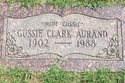 Gussie Gwen <I>Clark</I> Aurand 