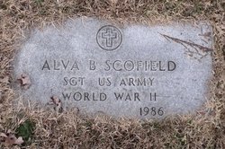 Sgt Alva Burl Scofield 