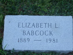 Elizabeth <I>Loper</I> Babcock 