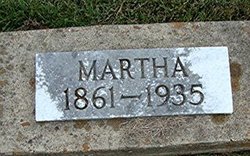 Martha Caroline <I>Mainard</I> Hamilton 