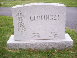 Theresa <I>Hahn</I> Gehringer 