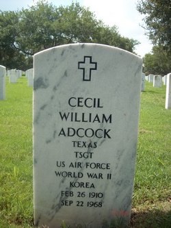 Cecil William “Sarge” Adcock 