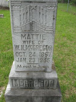 Martha Mattie <I>Carpenter</I> McGregor 