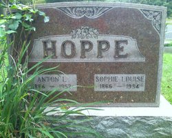 Mrs Sophie Louise “Louisa” <I>Feyerabend</I> Hoppe 