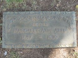 Margaret Ann <I>Smith</I> Abel 