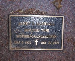 Janet Louise <I>Peterson</I> Randall 