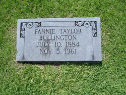 Fannie Taylor <I>Conner</I> Bullington 