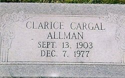 Clarice <I>Cargal</I> Allman 