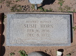 Susie <I>Burt</I> Horn 