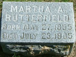Martha A <I>Paine</I> Butterfield 