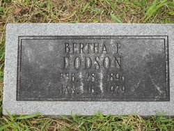 Bertha F Dodson 